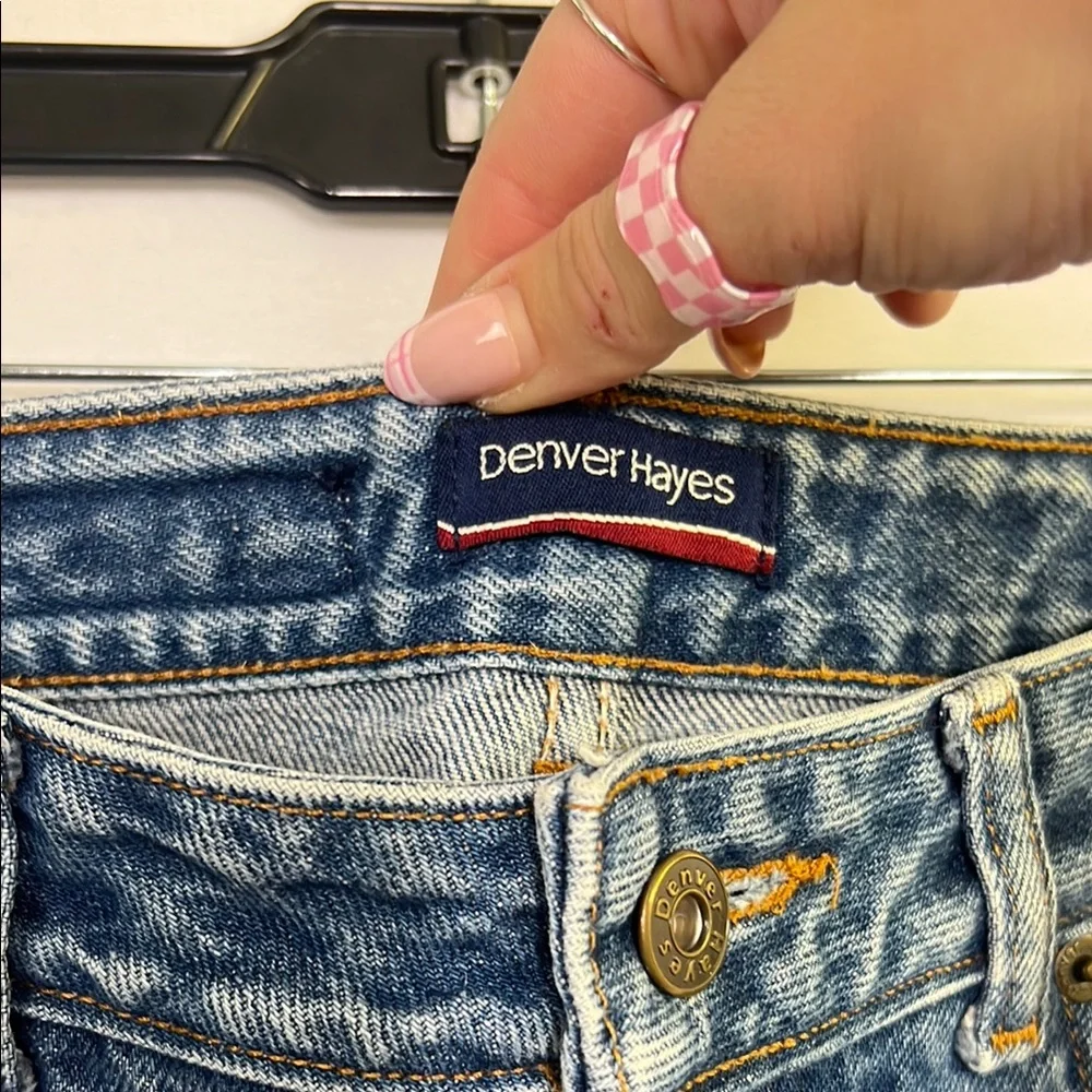 Classic Blue Denim Jeans Denver Hayes classic straight leg fall jeans - Picture 4 of 7
